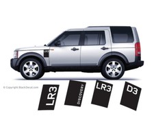 Side Wing Graphic Decal D3 Vinyl Sticker for Land Rover Discovery 3, L319
