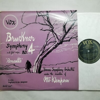 Vox LP PL 6930 B/G: Bruckner - Symphony No. 4 'Romantic' / Klemperer / VSO