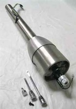 Plain Steel Raw Paintable 30 Tilt Street Rod Floor Shift Steering Column No Key