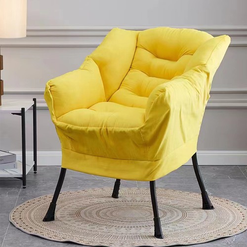 Modern Soft Accent Chair Living Room Upholstered Single Armchair High Back - Picture 29 of 40