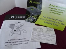 VINTAGE X-BOX VIDEO GAME INSTRUCTION MANUAL