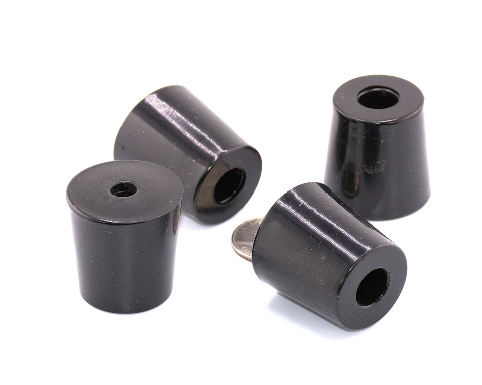 1 1/4” Diameter x 1 1/4” H Rubber Feet w Washer Rubber Bumpers Various Pak Sizes - Image 4 of 4