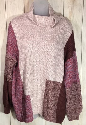 AMERICAN RAG Womens Color Block Long Sleeve Sweater NWT Size: Medium