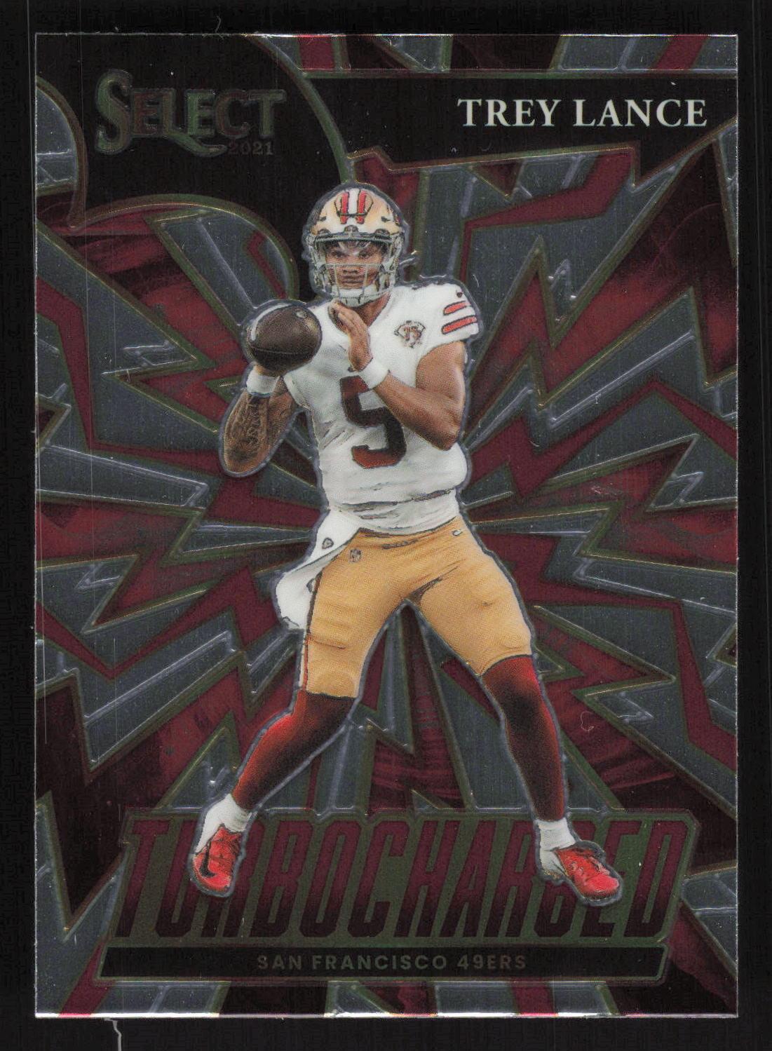 2021 Panini Select #TUR-3 Trey Lance Turbocharged Card TCCCX