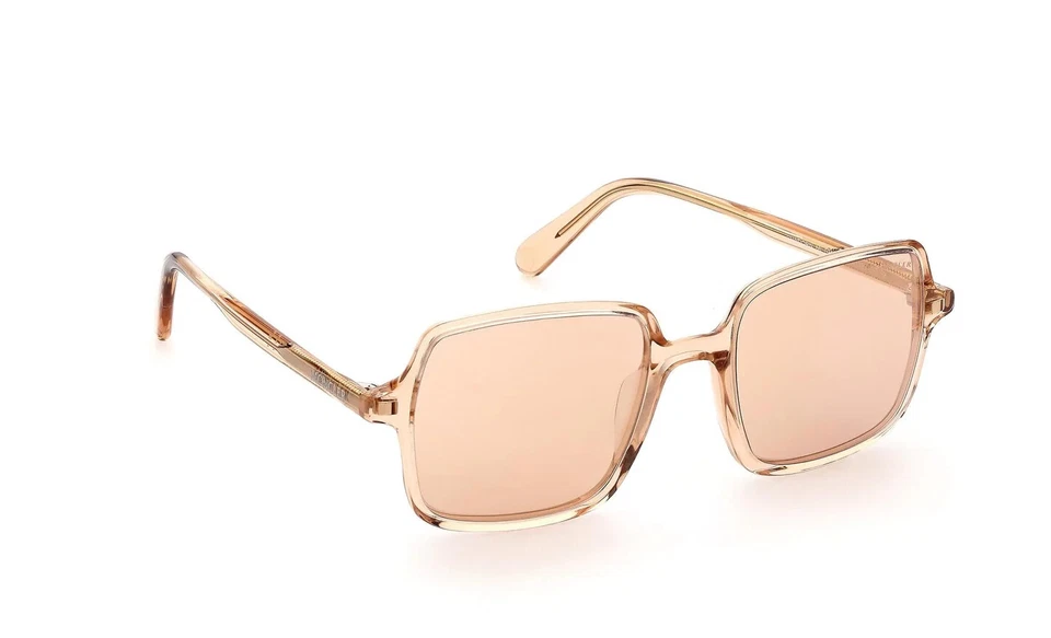 Moncler SHADORN ML0212 72Z Transparente Rosa Espejo Plástico Gafas de sol Marco 51-19-145 Foto 2 de 4