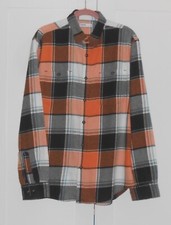 MEN'S SONOMA PLAID LONG SLEEVE FLANNEL SHIRT - SIZE LARGE