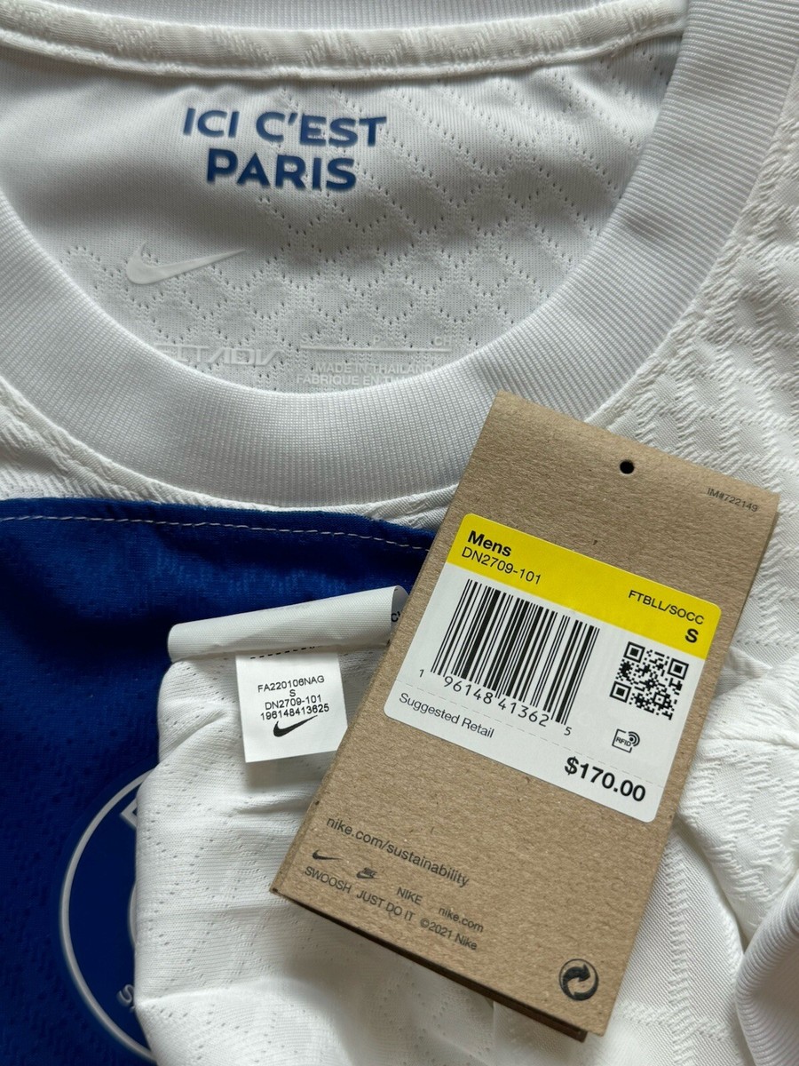 2022/23 PSG Authentic Third Jersey #7 Mbappe Small Nike Vapor Player Issue  kit