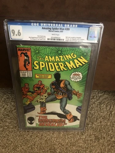 AMAZING SPIDER-MAN 289 CGC 9.6 1ST HOBGOBLIN II WHITE PAGES