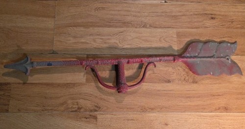 Vintage Cast HAMMERED ALUMINUM Wind Direction Arrow for Weathervane 33”
