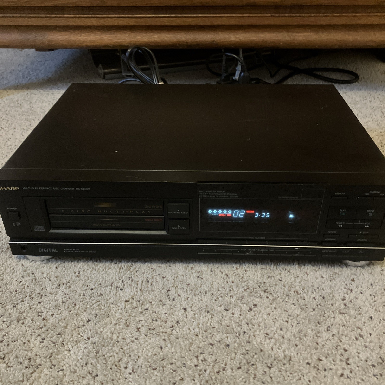 Sharp DX-C6000 Multi-Play Compact Disc CD Changer with Magaz
