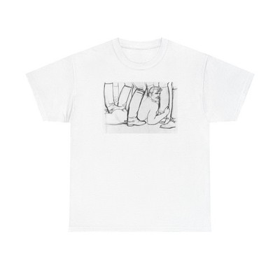 Vintage Reprint Original Tom of Finland Drawing Gildan Unisex Heavy Cotton Tee