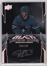 2023 SPx UD Black Lustrous Rookie Signatures /299 Henry Thrun #LRA-HT Auto u2v