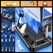 Cooling Station Controller Charger for PS5 Slim/Standard - Cooling Fan 3 USB