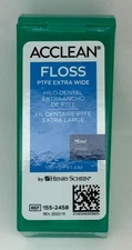 Acclean PTFE X Wide Plus Floss Spool Dispenser 100 yds Mint Teflon tight contact
