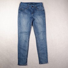 Seven7 Jeans Women's Blue Jeans Tummyless Skinny Sz 8 Medium wash Mid rise