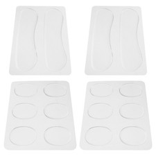 4 Sheets Drum Silencer Dampeners Transparent Tone Pads Cymbal Mute