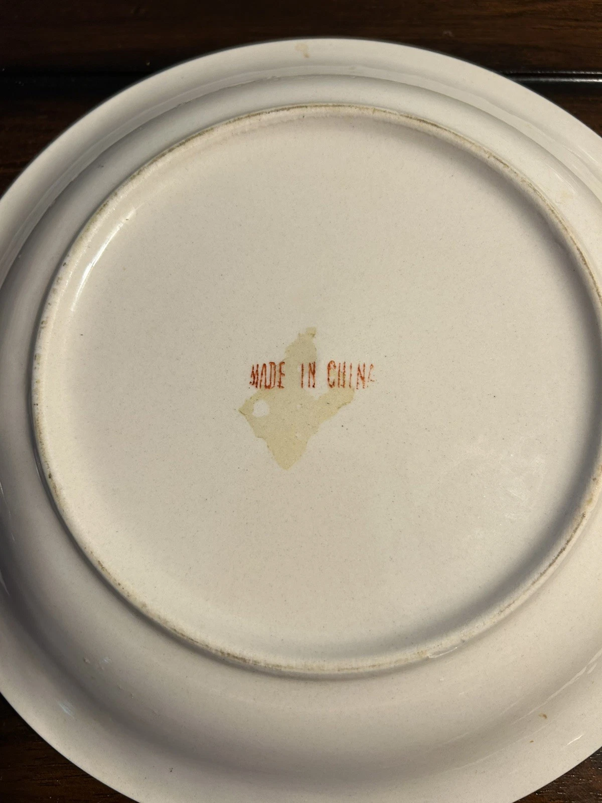 Vintage Red Cherry Pie Recipe Ceramic Plate | Retro Kitchen Decor | Country