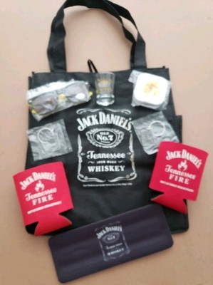 New JACK DANIEL'S Whiskey TOTE BAG Sunglasses KOOZIES Keychains SHOT Earbuds LOT