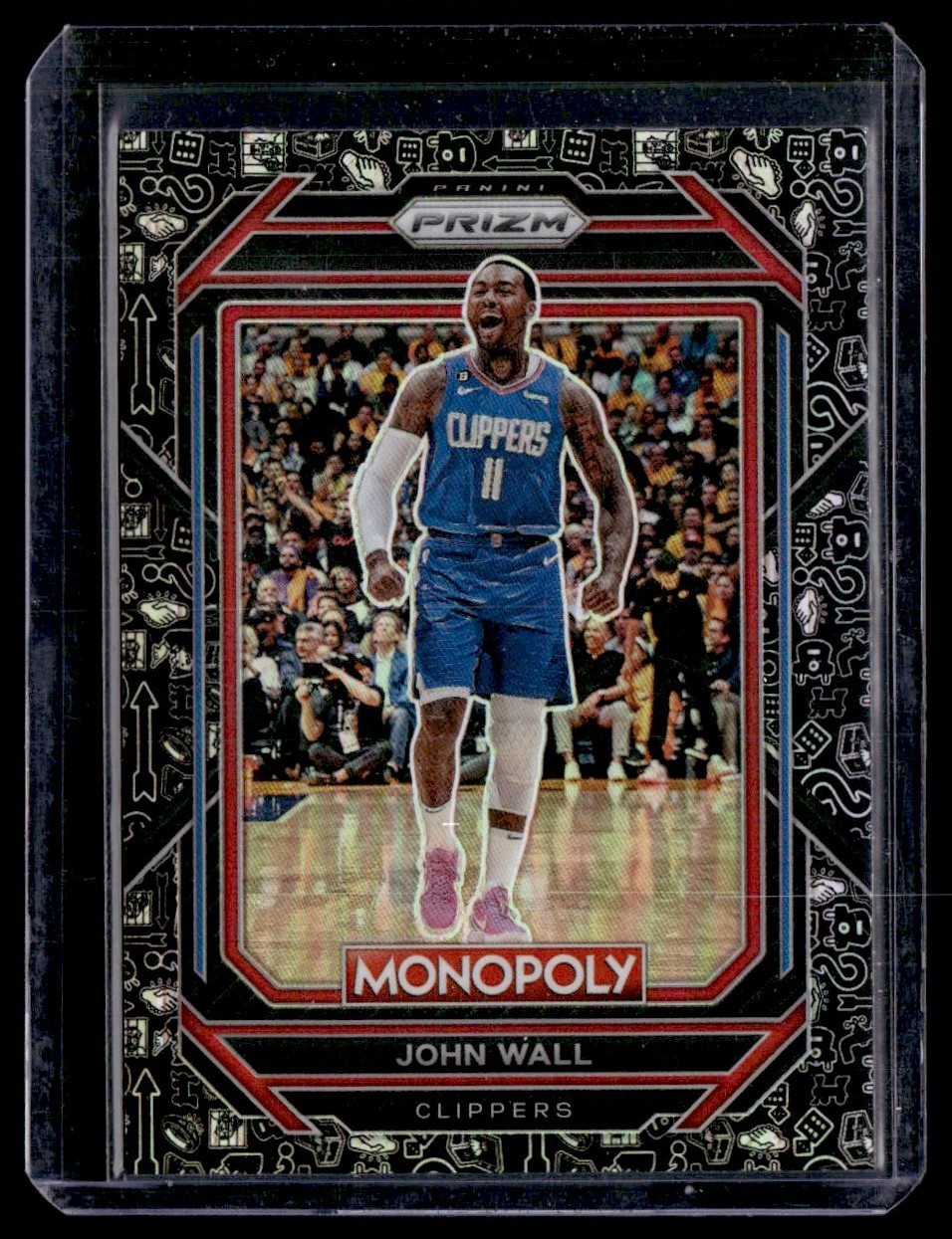 2022-23 Panini Prizm Monopoly Black Icons Prizm John Wall #39