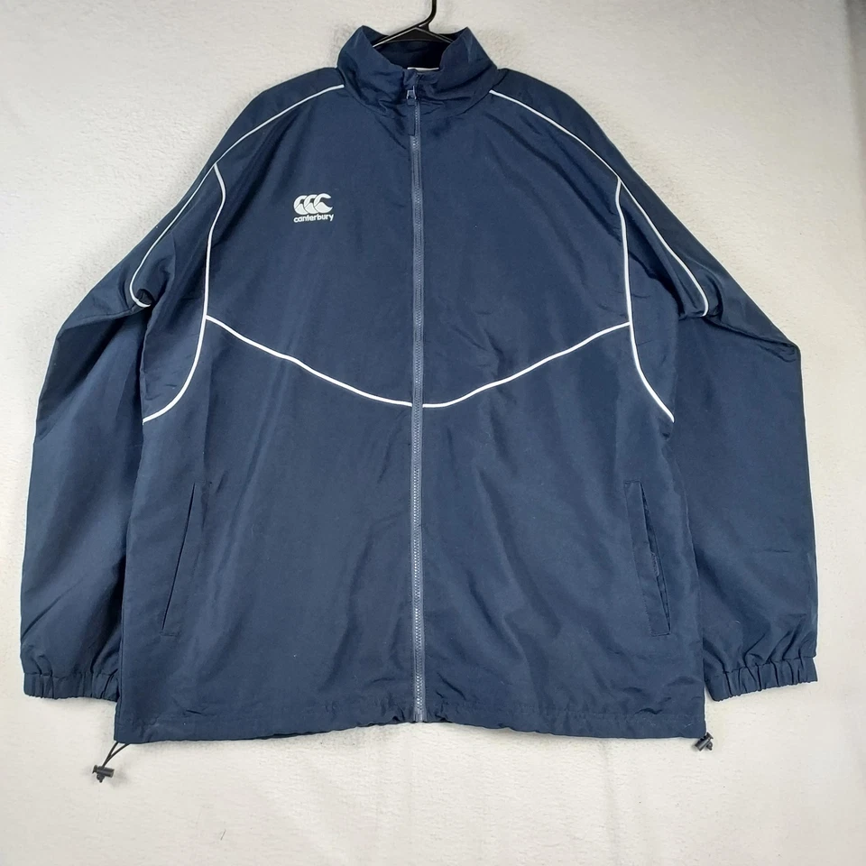 Canterbury Club 运动服男式 2XL 海军蓝夹克和裤子套装全新带标签 — 第 4/4 张图片