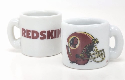 Washington Redskins Vintage Miniature Ceramic Mug 1.5 Inch NFL Collectible
