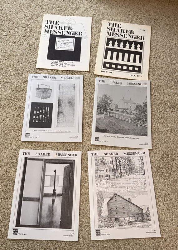 The Shaker Messenger, Lot of 6 Magazines