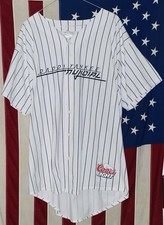 Camiseta a Rayas Daddy Yankee Adulto XL Blanca Coors Ligera Mercancía Oficial
