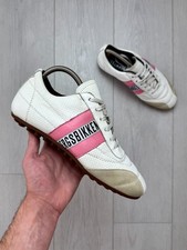 Scarpe da ginnastica/calcio Dirk Bikkembergs anni 2000 tacchetti vintage donna US8 rosa