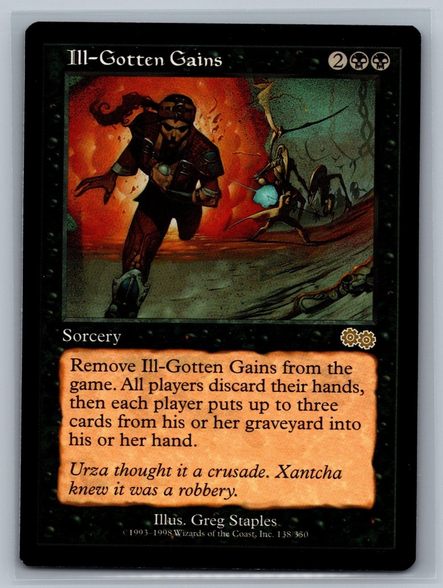 Magic The Gathering Urza's Saga Ill-Gotten Gains #138/350 MTG TCG