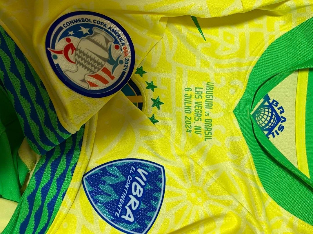 Vinicius Jr Brazil Jersey Copa America Real Madrid vs Uruguay