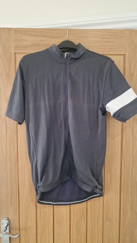 Men's Rapha Classic Cycling Jersey Grey Size XL
