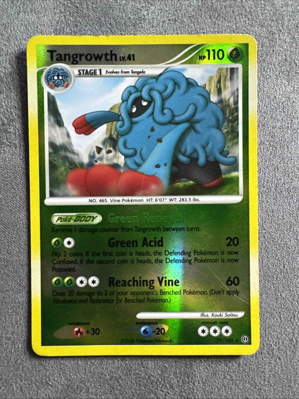 Tangrowth 29/100 Stormfront Reverse Holo