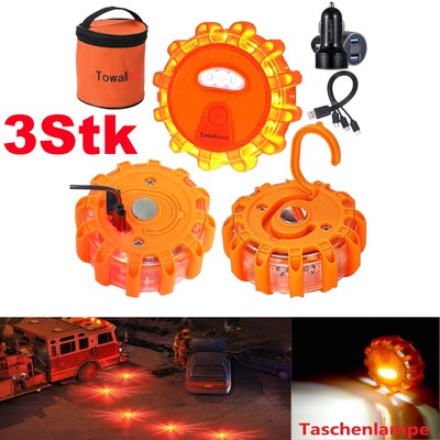 LED Fehlerwarnleuchte USB Akku Warnleuchte Orange Blinkende Warnleuchte Magnet