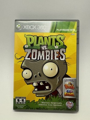 Plants vs. Zombies Xbox 360, Platinum Hits CIB - Tested Working