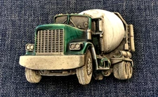 Cement Mixer Belt Buckle The Great American Belt Buckle Co.  No. 233