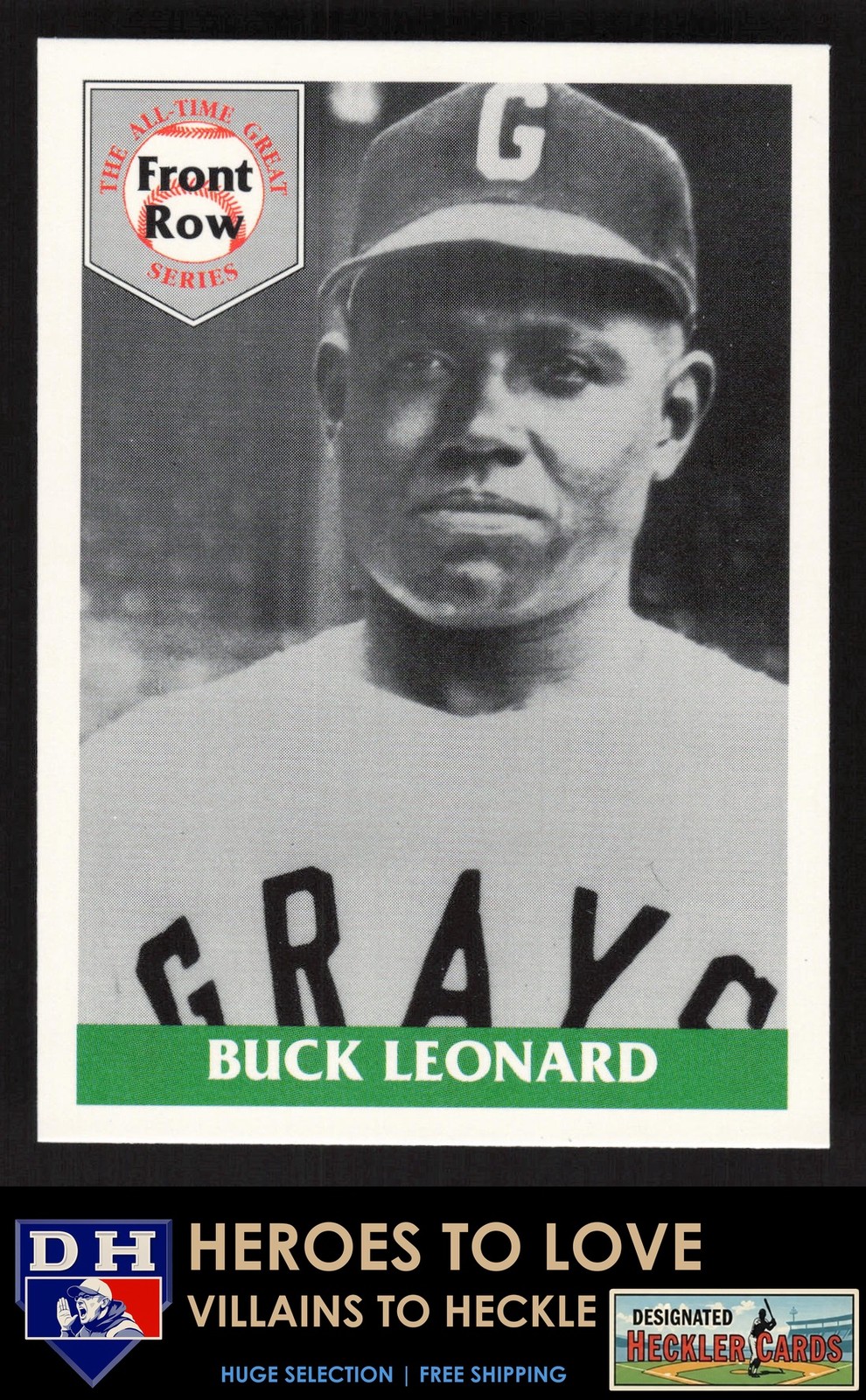 1992 Front Row All-Time Greats Promos Buck Leonard #1 Homestead Grays