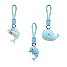 Unique Dolphin Leather Keyring Pendant Accessory Adds A Touch Of Personality