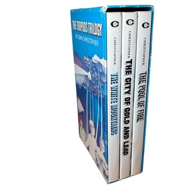 The Tripods Trilogy by John Christopher Box Set White Mountains Pool of Fire '80