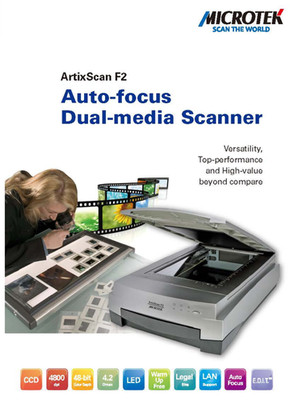 Scanner Microtek ArtixScan F2 4800 x 9600 dpi  CCD SilverFast Ai Photography