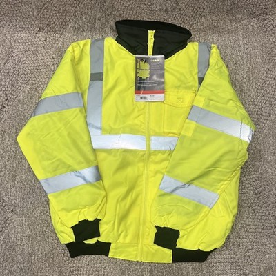 PIP 333-1762-LY Yellow Class 3 Bomber Jacket Small
