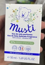 Mustela Musti Baby Children Scented Water 50ml Delicate Alcohol Free