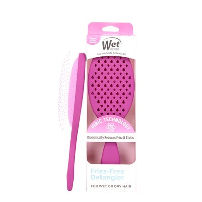 Frizz-Free Detangler Brush with Ionic Technology, Purple, Provides Frizz Cont...