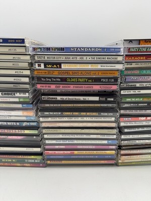 U Pick! HUGE LOT Karaoke CD Various Genre Artists OOP Free Shipping & Discounts!
