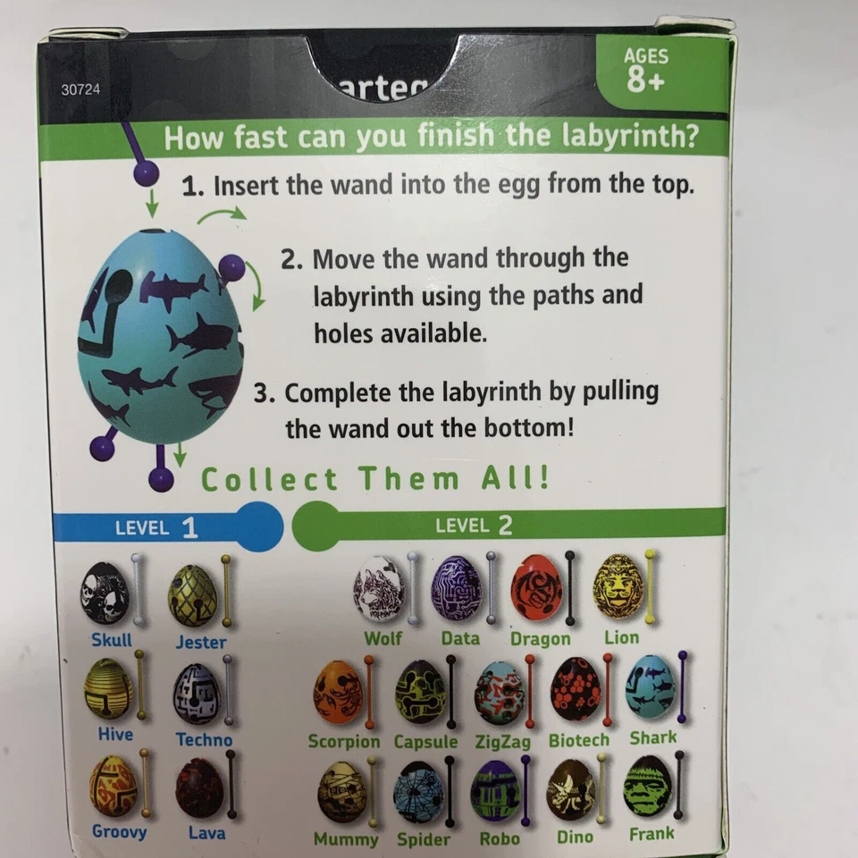 Rompecabezas Smart Egg Labyrinth Nivel 2 Tiburón para mayores de 8 años NUEVO Foto 3 de 4
