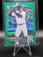2025 Bowman Draft  George Lombard Jr. Chrome Prospects Green Refractor 10/99