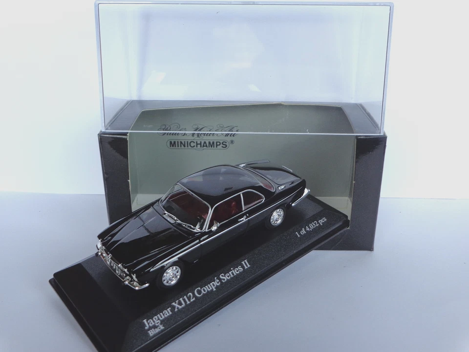 Minichamps 1:43, Jaguar XJ12 Coupe Series II schwarz 1975 in OVP - Bild 2 von 4