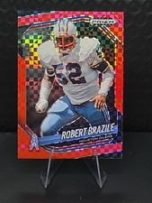 2025 Panini Prizm Black - Robert Brazile #64 Red Power Prizm /75