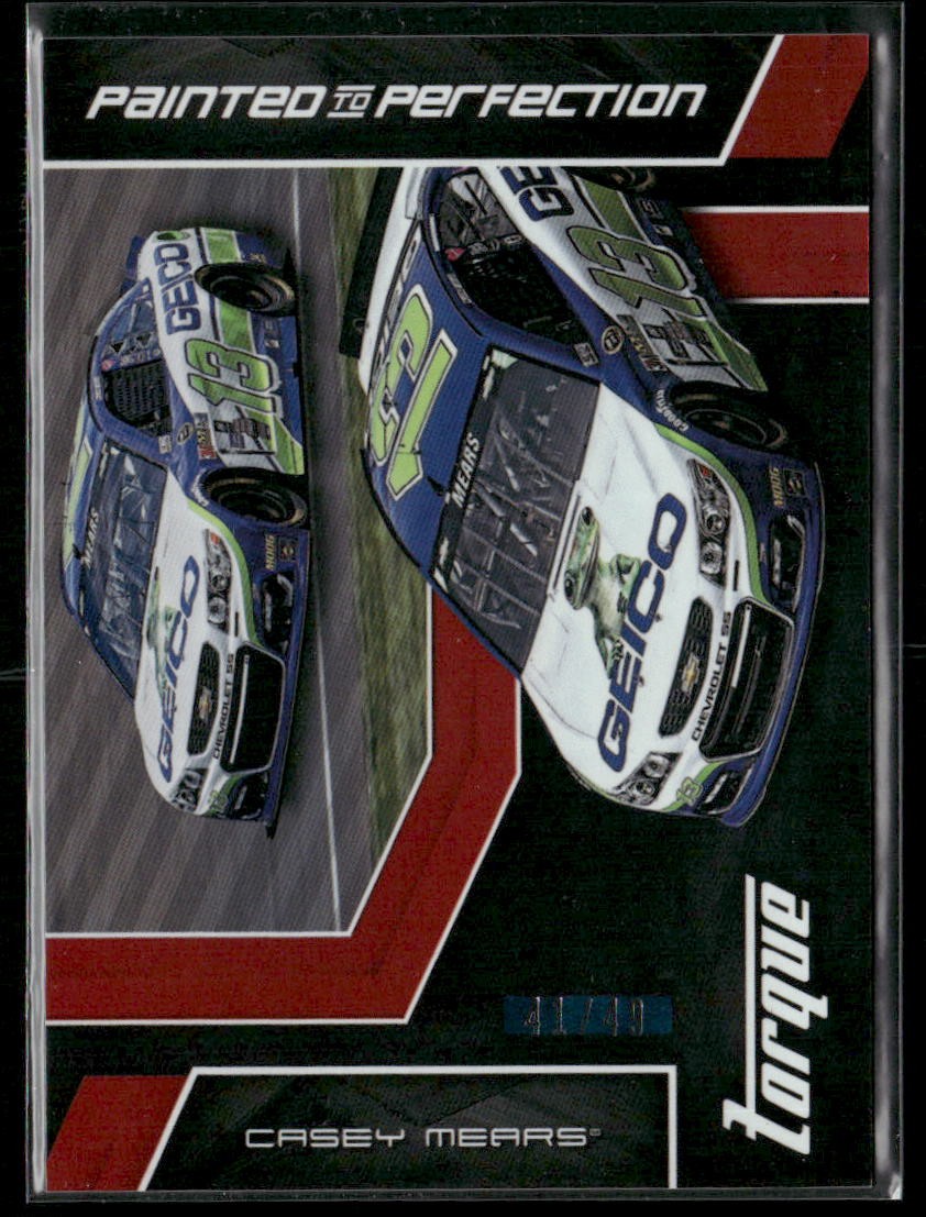 2016 Panini Torque #PTP18 Casey Mears Painted to Perfection Red #/49
