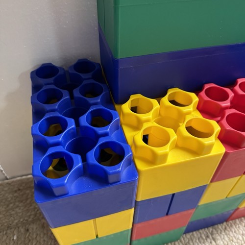 Jumbo Building Brick Toy 23 Piece Lot Set Large Plastic Stackable Biggo Blocks - Picture 2 of 9