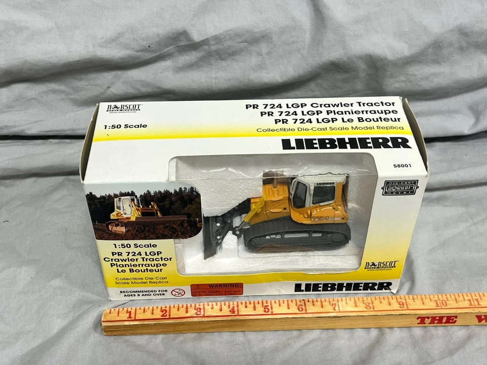 Liebherr Bulldozer PR724 LGP 1:50 NORSCOT Diecast NIB - Image 2 of 4